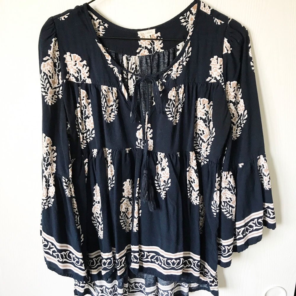 Navy Blouse
